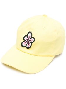 Camper casquette à patch fleur - Jaune