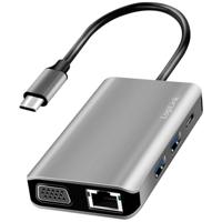 LogiLink UA0410 Laptopdockingstation Geschikt voor merk: Universeel USB-C Power Delivery - thumbnail
