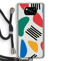 Illustratieve pop 1: Xiaomi Poco X3 NFC Transparant Hoesje met koord