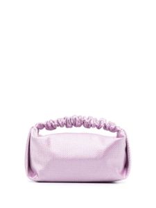 Alexander Wang mini sac Scrunchie à ornements en cristal - Violet