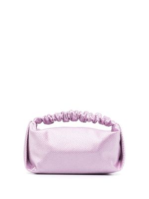 Alexander Wang mini sac Scrunchie à ornements en cristal - Violet