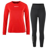 Craft Longsleeve Legging Zip Set Dames