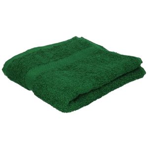Luxe handdoeken donkergroen 50 x 90 cm 550 grams   -