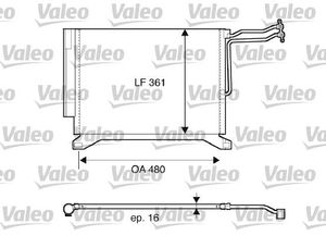 Airco condensor 817837
