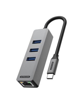 Sitecom AD-1008 interface hub USB Type-C 5000 Mbit/s