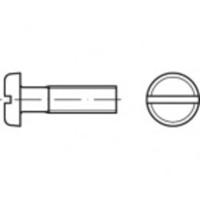 TOOLCRAFT TO-5391186 Platkopschroeven M6 25 mm Sleuf Staal Galvanisch verzinkt 500 stuk(s) - thumbnail