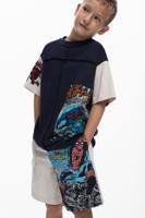 Spiderman™-strip t-shirt - BLUE - 13/14