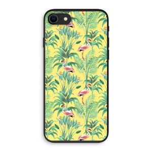 Flamingo party: iPhone SE 2020 Biologisch afbreekbaar hoesje