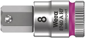 Wera 8740 A HF Binnenzeskant Zyklop Bitdop met 1/4"-aandrijving met vasthoudfunctie, 3/16" - 1 stuk(s) - 05003386001