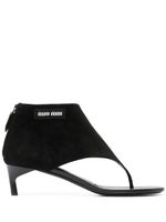 Miu Miu sandales 60 mm en cuir - Noir - thumbnail