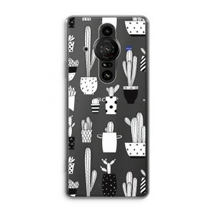 Cactusmotief: Sony Xperia Pro-I Transparant Hoesje