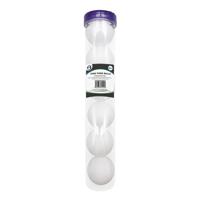 DID Tafeltennis ping pong balletjes - wit - set van 6x stuks - 40 mm/4 cm