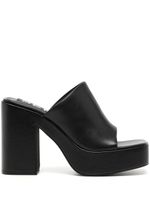 Senso mules Yael en cuir - Noir - thumbnail