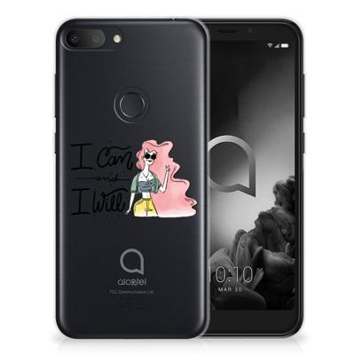 Alcatel 1S (2019) Telefoonhoesje met Naam i Can Alcatel 1S (2019) Telefoonhoesje met Naam i Can
