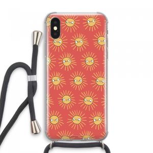 Zon: iPhone XS Max Transparant Hoesje met koord