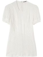 Jil Sander blouse à manches courtes - Blanc