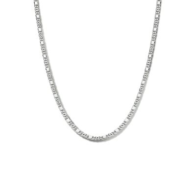 Ketting Valkenoog zilver 2,4 mm 40-44 cm