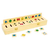 Small Foot afbeeldingen sorteerbox, 55 dlg.