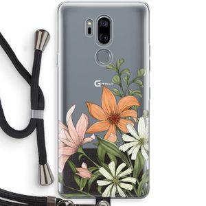 Floral bouquet: LG G7 Thinq Transparant Hoesje met koord