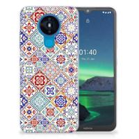 Nokia 1.4 | TPU | Siliconen hoesje | Tiles Color