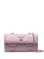 Valentino Garavani pochette en cuir à ornements Roman Stud - Violet - thumbnail