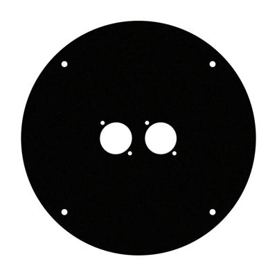 Adam Hall Plaat voor K4CD042 haspel met 2x D-size gat