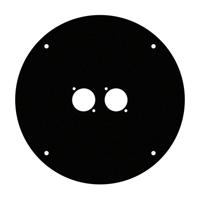 Adam Hall Plaat voor K4CD042 haspel met 2x D-size gat