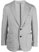 Canali blazer en laine à simple boutonnage - Gris - thumbnail