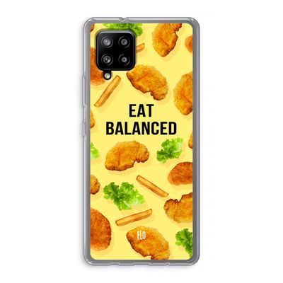 Eat Balanced: Samsung Galaxy A42 5G Transparant Hoesje