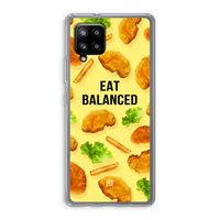 Eat Balanced: Samsung Galaxy A42 5G Transparant Hoesje