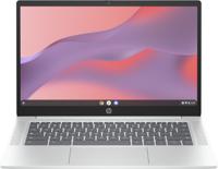 HP Chromebook 14a-nf0050nd Intel® N N100 35,6 cm (14") Full HD 4 GB LPDDR5-SDRAM 128 GB Flash Wi-Fi 6E (802.11ax) ChromeOS Zilver - thumbnail