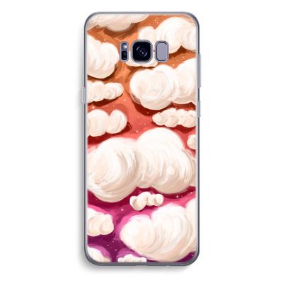 Katoen Wolken: Samsung Galaxy S8 Plus Transparant Hoesje