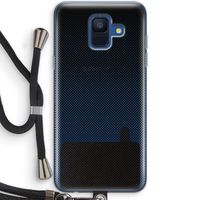 Musketon Halftone: Samsung Galaxy A6 (2018) Transparant Hoesje met koord