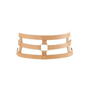 Bijoux Indiscrets - Maze Wide Belt Bruin