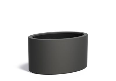 Polyester plantenbak Ellipse 115x80x60cm.