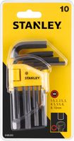 Stanley stiftsleutelset 1,5-10 mm, set van 10 stuks