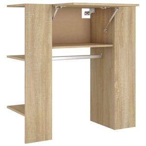 The Living Store Gangkast Klassiek - 97.5 x 37 x 99 cm - Sonoma Eiken