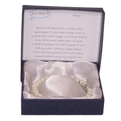 Halfedelstenen Armband in Geschenkdoos Howliet