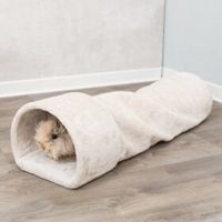 TRIXIE SPEELTUNNEL KONIJN / CAVIA PLUCHE BEIGE 80X27X21 CM - thumbnail