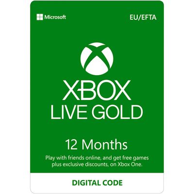 Xbox Live 12 Maanden Gold Membership - Digitale code