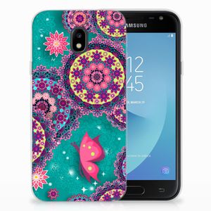 Samsung Galaxy J3 2017 Hoesje maken Cirkels en Vlinders