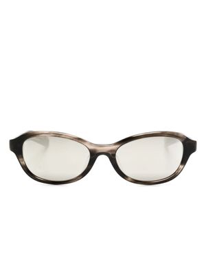 FLATLIST lunettes de soleil à monture ovale - Gris