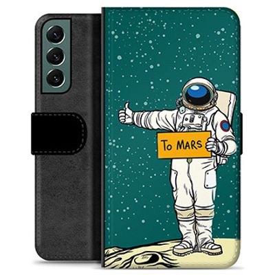 Samsung Galaxy S22+ 5G Premium Portemonnee Hoesje - To Mars