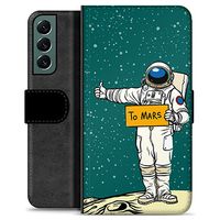 Samsung Galaxy S22+ 5G Premium Portemonnee Hoesje - To Mars