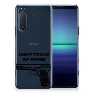 Sony Xperia 5II Silicone-hoesje Pistol DTMP