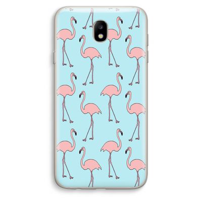 Anything Flamingoes: Samsung Galaxy J7 (2017) Transparant Hoesje