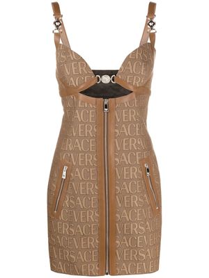 Versace robe courte Versace Allover - Tons neutres