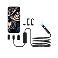 VEVOR Dual Lens Borescope Endoscoop Camera voor Android IOS met 3m slangkabel