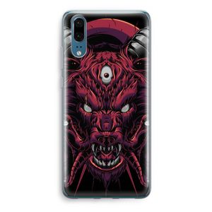 Hell Hound and Serpents: Huawei P20 Transparant Hoesje