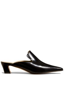 KHAITE mules The Marfa en cuir - Noir